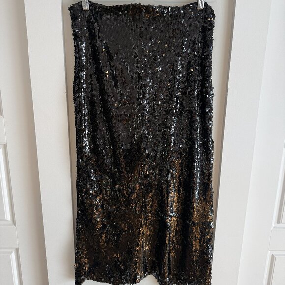 ZARA black sequin skirt - Picture 3 of 3